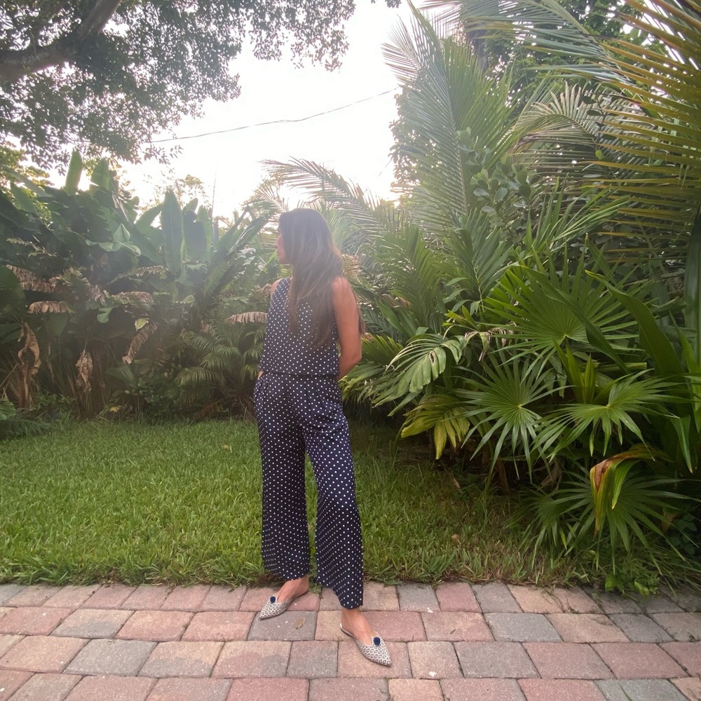 JCrew Polka Dot Jumpsuit